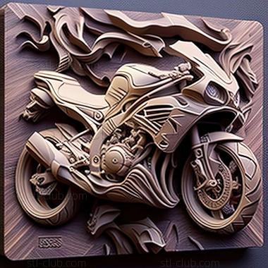 3D мадэль Kawasaki ER 6n (STL)